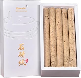 Eeorxhl Moxa Sticks, Stone-Ground Moxibustion Rolls,High Pure Mugwort Ai Jiu Moxibustion Sticks for Back Neck Waist,10pcs/Pack è‰¾è‰ç¸æ¢