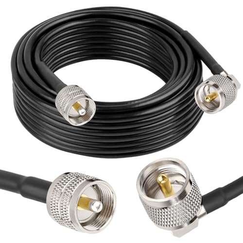 Câble coaxial CB RG58 UHF mâle contre les pertes de signal pour compteur SWR MOOKEERF