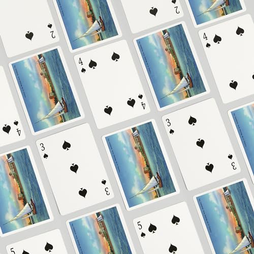 Baraja de póker Bradenton Florida 52 cartas miniatura 4