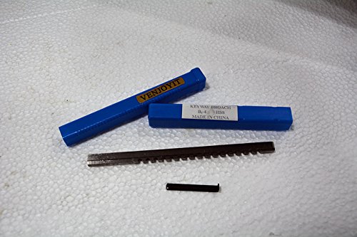 BMGIANT 4mm and 5mm B1 Type Push Type Keyway Broaches HSS Keyway Tools