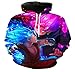 Produktbild Kapuzenpullover,Anime Dragon Ball Goku Vs Zamas 3D-Druck Pullover Kapuzenpullover Benutzerdefinierte Muster Bunte L