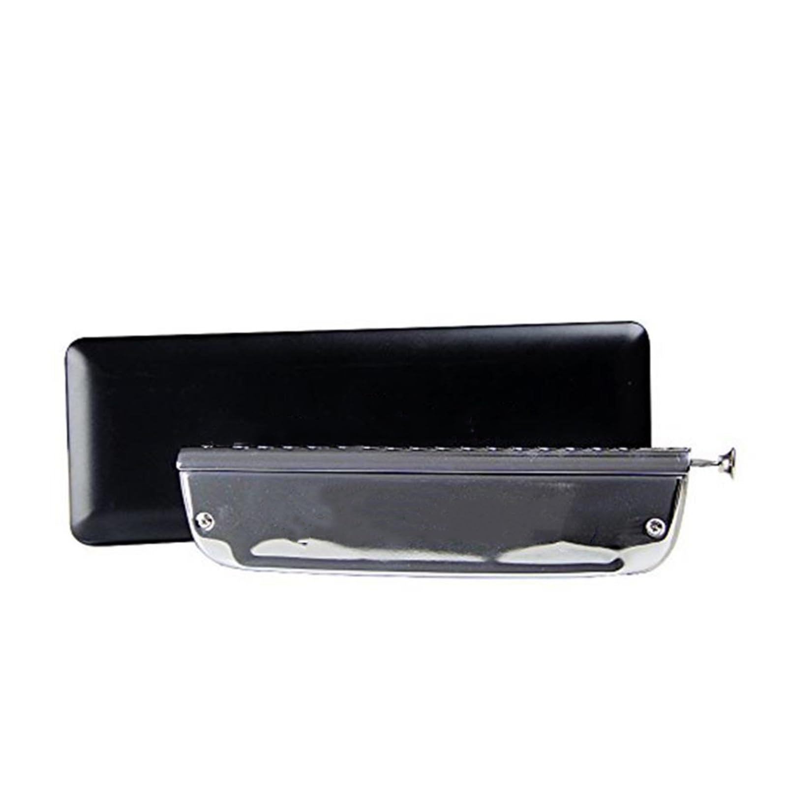 Studenti Armonica 16 Fori 64 Toni Armonica Cromatica Strumento Musicale Bocchino per Fisarmonica Arpa A Bocca (Color : Silver 1)