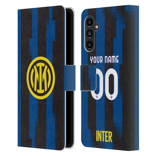 Coque Samsung Galaxy A13 5G Inter Milan housse portefeuille cuir personnalisée étui