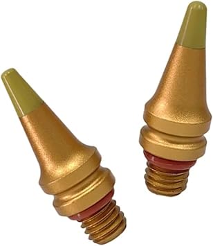 2PCS Dent Repair Tool Aluminium Alloy M8 Blend Hammers Tip for PDR with Interchangeable Heads for Auto Body Shop Technicians Quiet Low Noise Operation