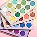 Beauty Glazed 60 Shades Color Board Eyeshadow Palette Shimmer Matte and Glitter Eye Shadow Soft Creamy Texture Waterproof Blendable Long Lasting Eye Makeup Palette