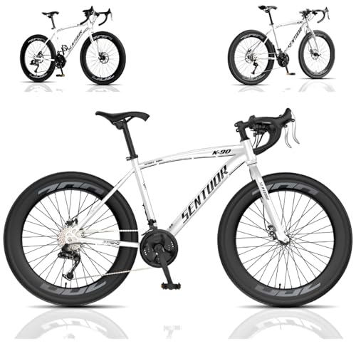 CUIOT ���[�h�o�C�N 700c 700*38C 24�i�ϑ� ���]�� �h���b�v�n���h�� �y�� ���Y�f�|�t���[�� �O��f�B�X�N�u���[�L ���S�Ҍ��� ���勉 �ʋ� �ʊw �X��� �j �� ���K���� �O���x�����[�h�o�C�N,��,24