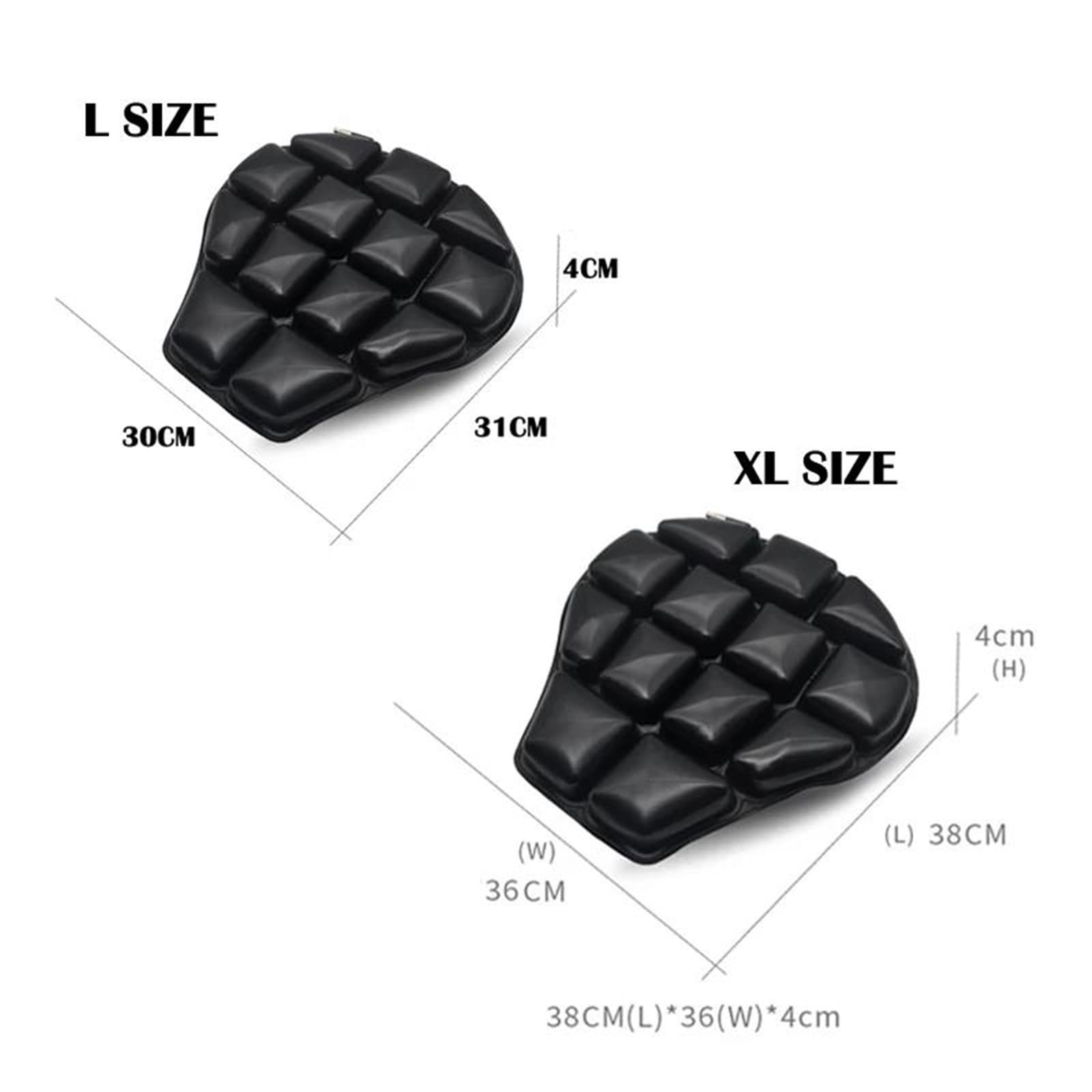 Funda De Cojín Asiento Motocicleta Universal con Almohadilla Aire para CBR600