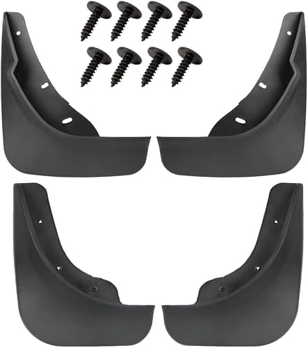 HGYNBCP Car Mud Flaps Splash Guards for VW Passat B6 2005-2010, Splash Guard Front Rear Mudguard with Fixing Screws.