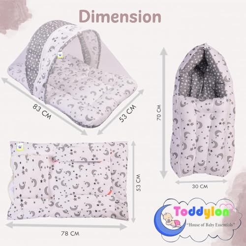 Image of Baby Complete Clothing Set 56 in 1 Essentials Kit Combo Set 0-6 Months (Grey)