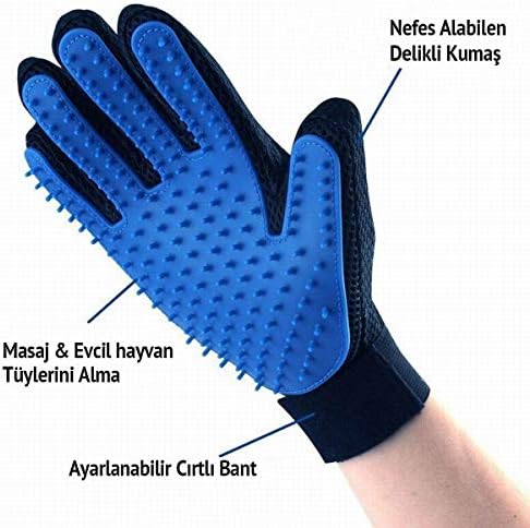 Tüy Toplayan Kedi Temizleme Eldiveni Kedi Tüy Toplama Eldiveni - Görsel 6