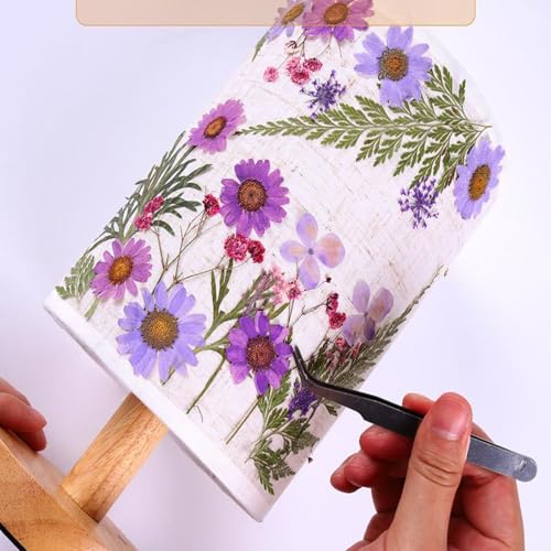 Flores secas prensadas 33 piezas para manualidades DIY miniatura 3