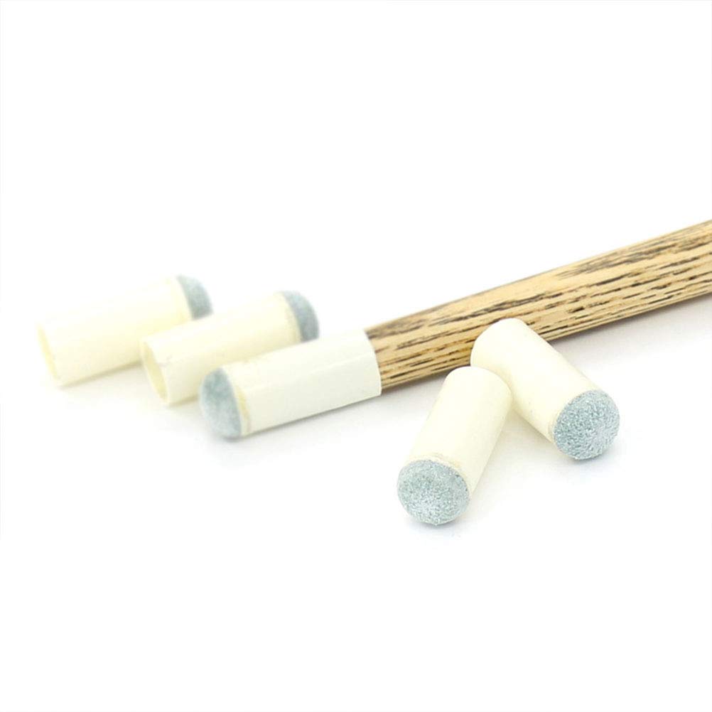 NUOBESTY 40pcs Cues Head Cover Billiards Pool Cue Tips Cue Tips Replacement Billiards Pool Cues Snooker for Home (9mm+ 10mm+ 12mm+ 13mm 10pcs for Each)