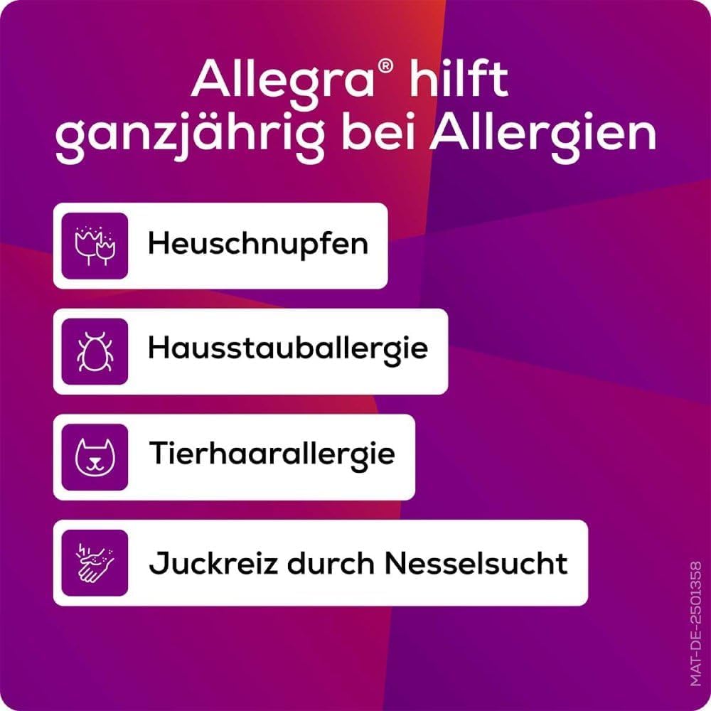 Doppelpack Set mit ALLEGRA Allergietabletten 20 mg Tabletten (2x 100St) + Handyhalter