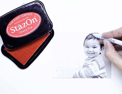 Miniatura 10 de Tsukineko Almohadilla de tinta multisuperficie StazOn de tamaño completo, mostaza