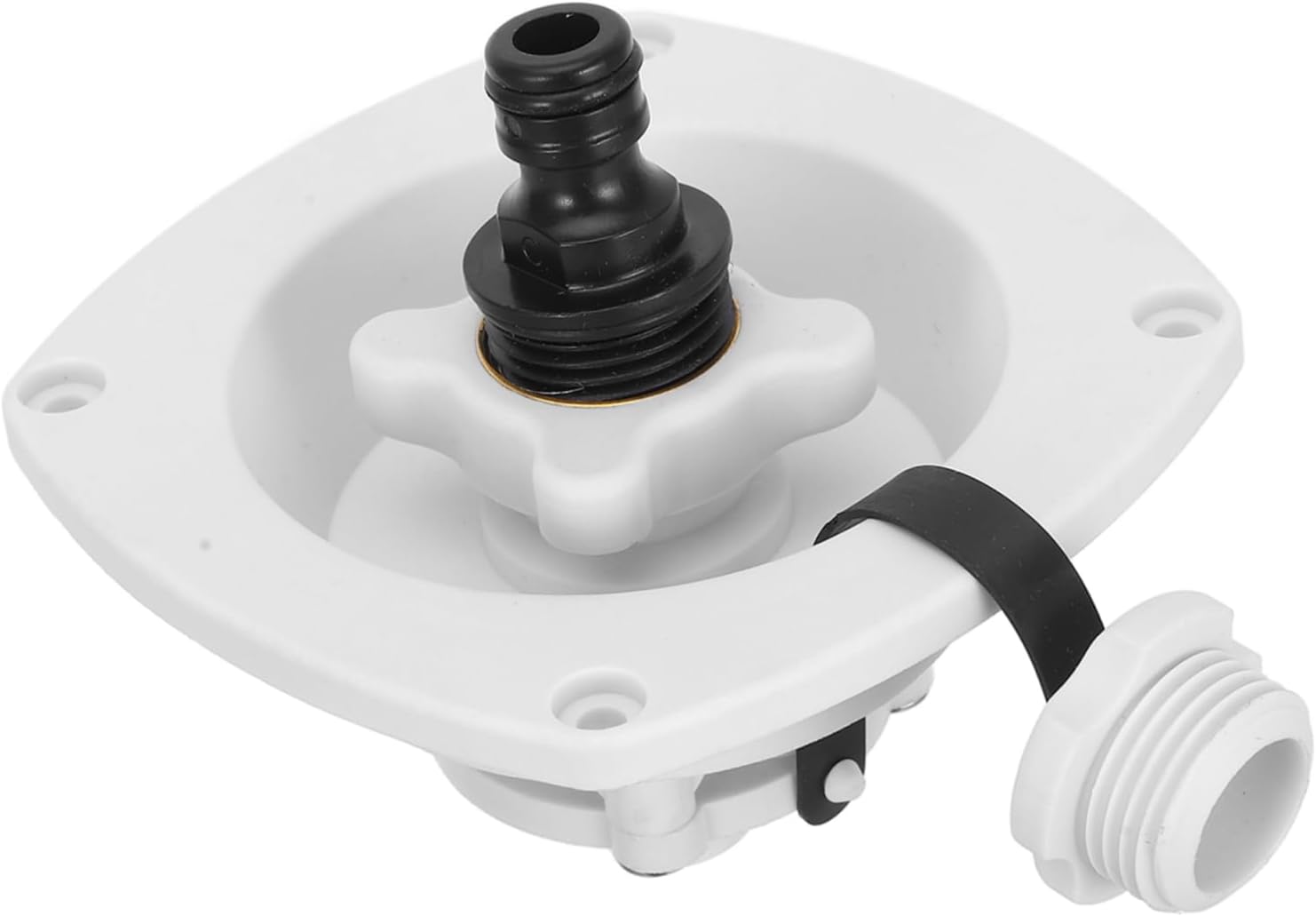 Water Tank Mouth Rotating with Cover Water Inlet Connection Marine Water Fill Inlet Water Fill Inlet Water Inlet Filler Cap Motorhome Water Fill Inlet Water Inlet Cap