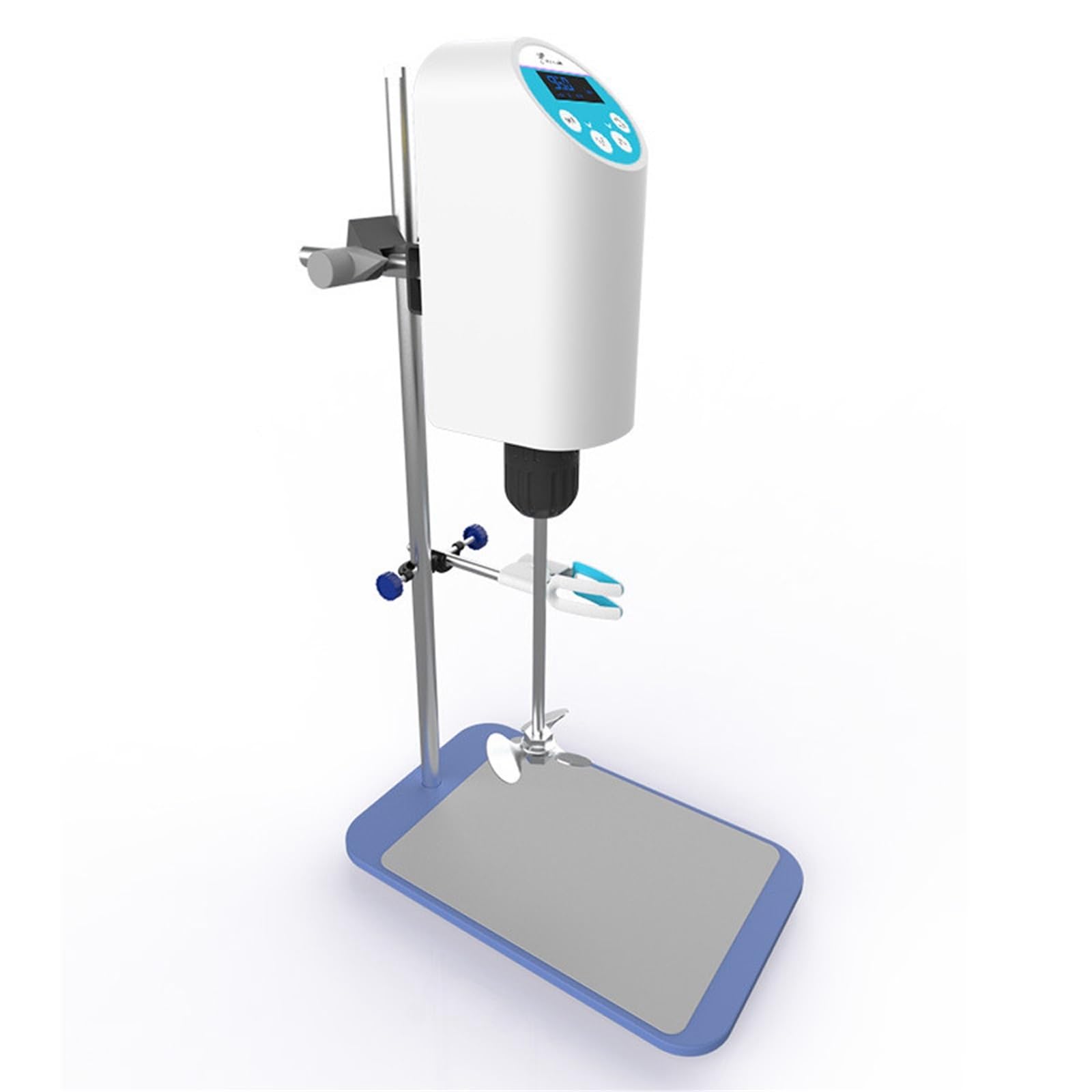 Homogeneizador tipo voladizo de 10 L y 20, agitador laboratorio eléctrico potente, techo 200 a 3000 RPM, 2025 N Alto rendimiento