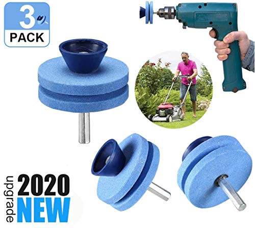 [Upgraded products in 2020] Mower Saw Blade Sharpener Drill Bit attachment, Blunt Blade