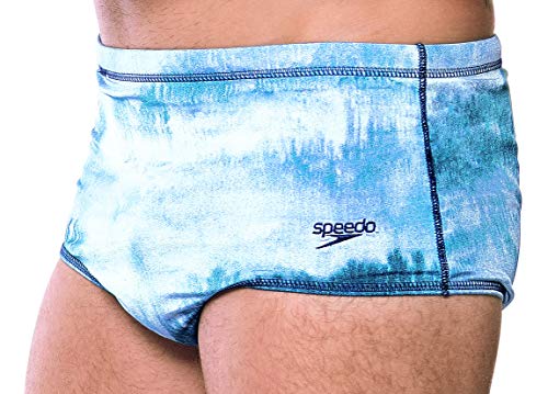 Speedo Tie Dye Sunga, Masculino, Azul (Sky), G