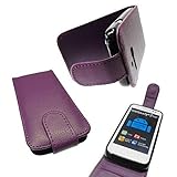 alcatel 5020d Material: Die Handy-Tasche ist hochwertig und passgenau gefertigt aus Kunstleder