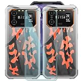 CXKJ 2 Pack Custodia + 2 Pezzi Pellicola Vetro Temperato per IIIF150 B1 PRO (6.50 Pollice),Trasparente Silicone Custodie TPU Sottile Cover,per B1 PRO Antiurto Case