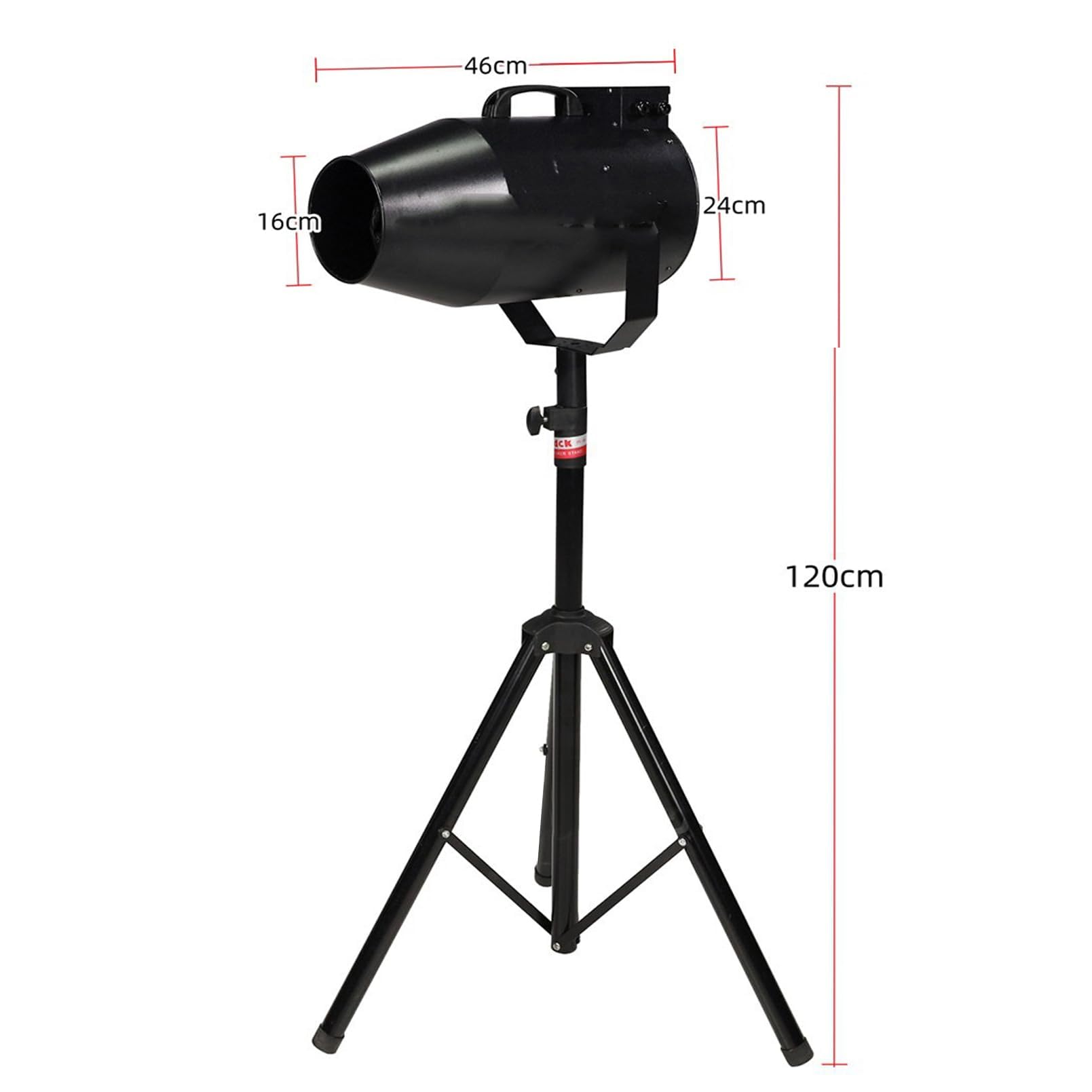 Macchina per Schiuma da 1000 W per Esterni (Area 60 m, Distanza 6-8 m) Effetto palcoscenico, Testa Mobile, Attrezzatura per Feste in Discoteca, Atmosfera Natalizia, Custodia per DJ