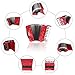 xixixif 22 Keys 8 Bass Exquisite Celluloid Piano Accordion for Adults Beginners, 22 Buttons Accordion with Adjustable Straps, Professional Musical Instruments(Red)