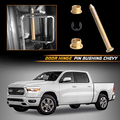 Ndrush Door Hinge Pins Bushings Kit Replacement Compatible With Ford F150 F250 F350 Bronco #TOP2