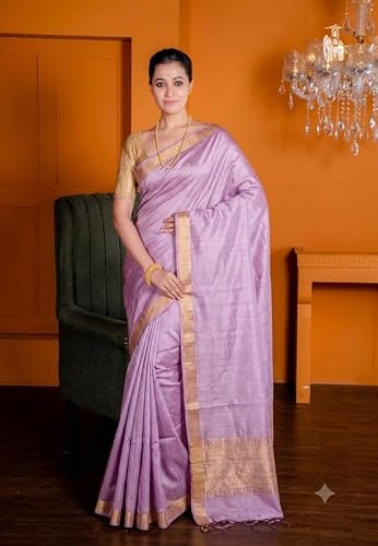 Silk Zone gold bhagalpuri silk saree – image 2