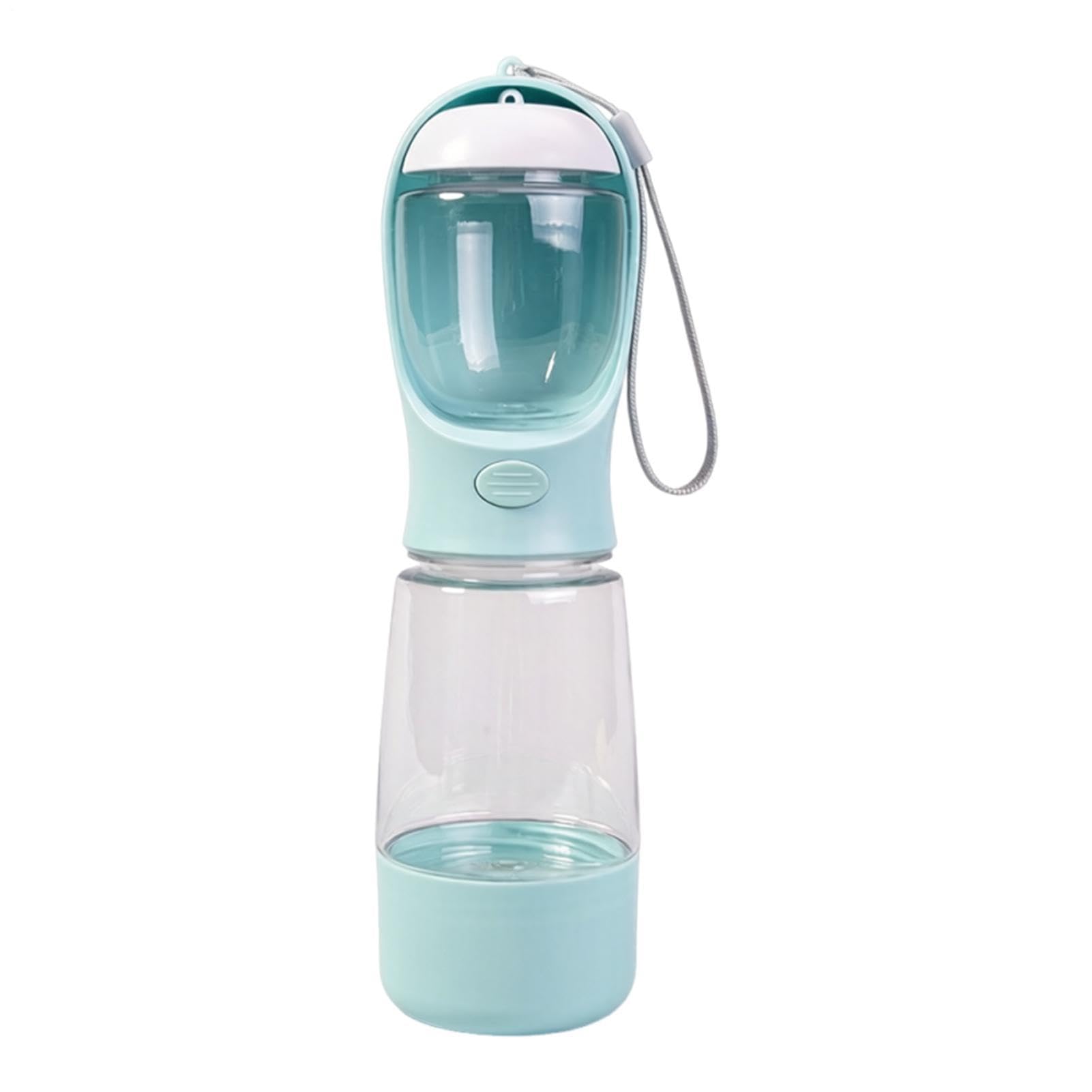 Bouteille d'eau pour chien et chiot avec distributeur de sacs à excréments intégré pour voyage