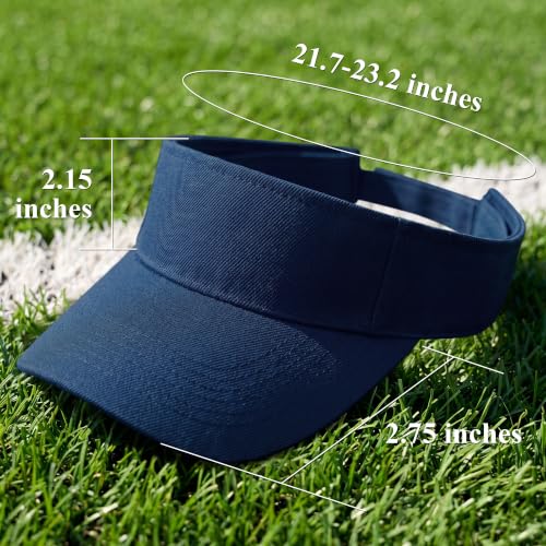 Image of Cooraby Sports Sun Visor Hats Adjustable Sun Visor Caps for Women and Men
