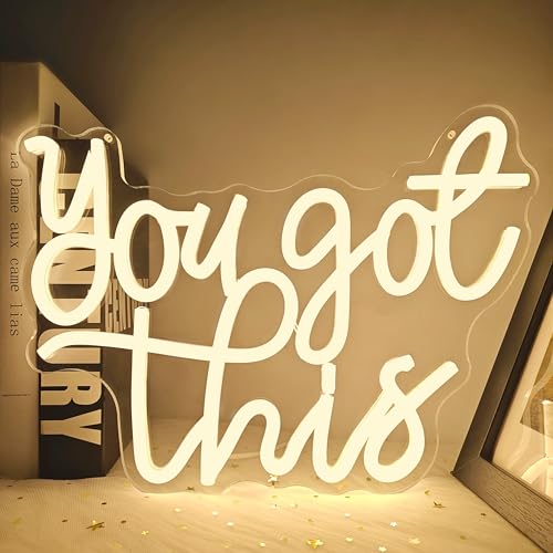 You Got This Neon Sign for Wall Decor Inspirational Neon