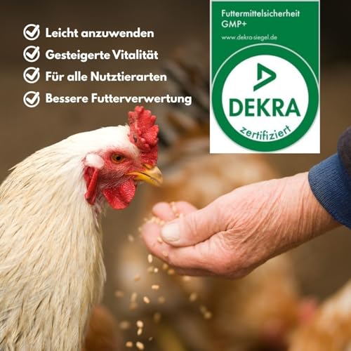 CarboVerte Nutztier-Futterkohle 3,5 kg – Höchste Standards für Futtermittelsicherheit, Bei Verdauungsproblemen & Durchfall bei Rindern, Schweinen, Geflügel - verbesserte Stallhygiene