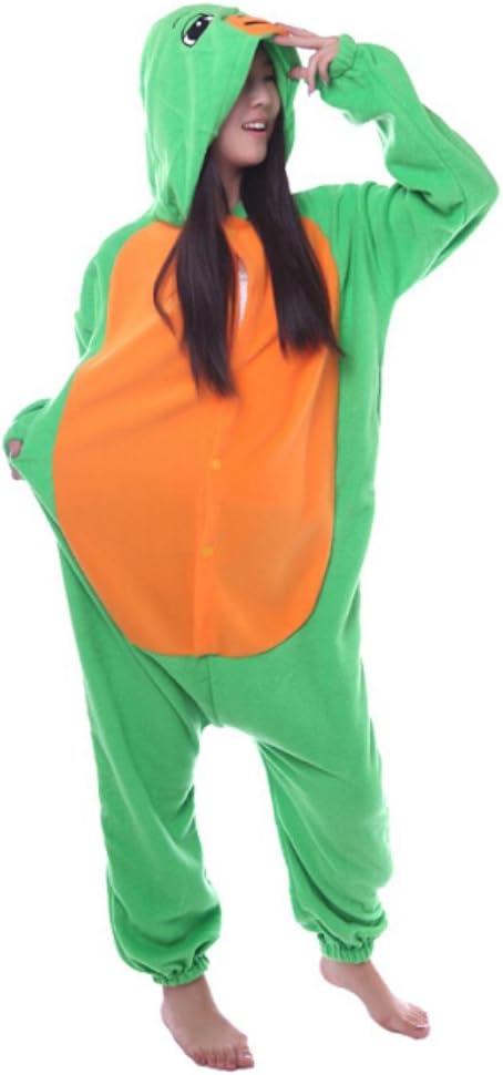 Honeystore Unisex Adult New Animal Cosplay Sea Turtle Costumes Pajamas