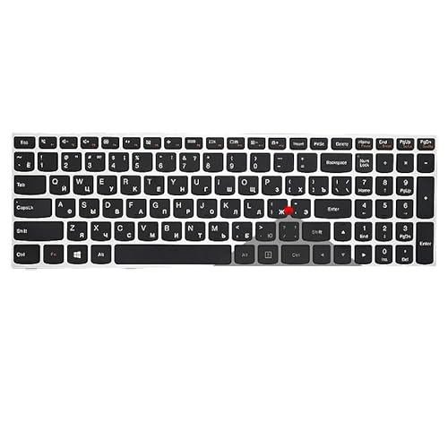 �� Ideapad 300-15 300-15ibr 300-15isk 300-17ISK 300-15IRU 300-17IRU 500-15ACZ �p�X�y�C����E���V�A��L�[�{�[�h�i�p��j(RU Original Silver)