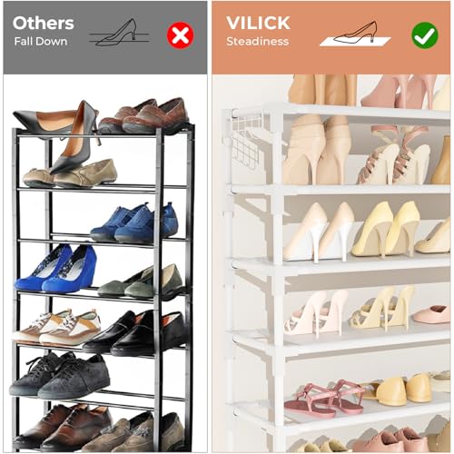 Zapatero de 11 niveles con 33% de descuento, capacidad para 55 pares