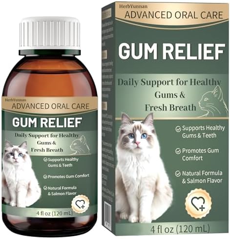 Cat Dental Care Liquid 120mL, Oral Health Cat Gingivitis Treat-Me...