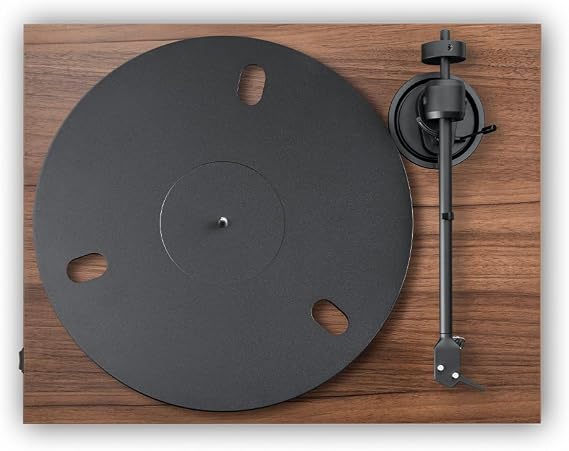 Pro-Ject E1.2, Plug & Play Entry-Level Turntable with electronic speed control, Pre-set Tracking Force, Fitted with Pick It MM E Phono Cartridge (Walnut)