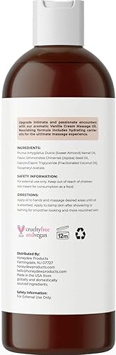 Miniatura 2 de Honeydew - Aceites de terapia de masaje erótico de vainilla comestibles con potentes beneficios para el cuidado de la piel y afrodisíacos Aceites