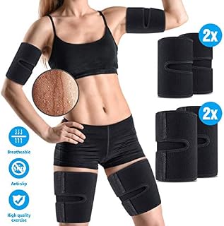 OUTERDO Arm and Thigh Trimmers for Women & Men(4 Piece Kit) Body Exercise
