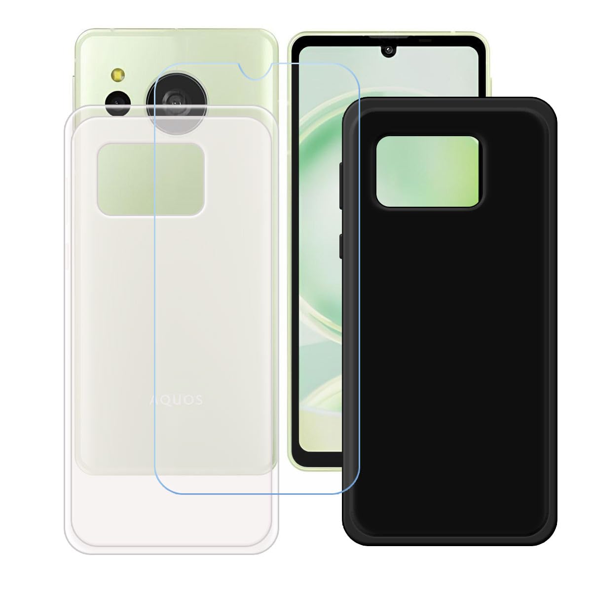 Amazon.com: FZZSZS Case for Sharp Aquos Sense8 SHG11 + Tempered 