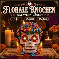 JMBricklayer Calavera Zuckerschädel Totenkopf Klemmbausteine 40008 – Ansicht 2