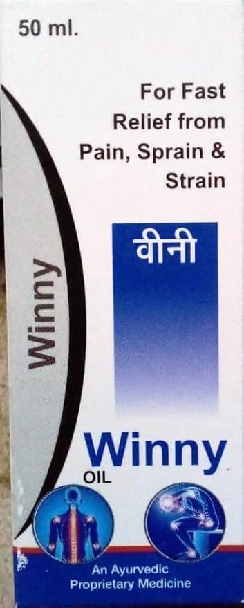 Winny Oil For Fast Relief From Pain, Sprain & Strain.