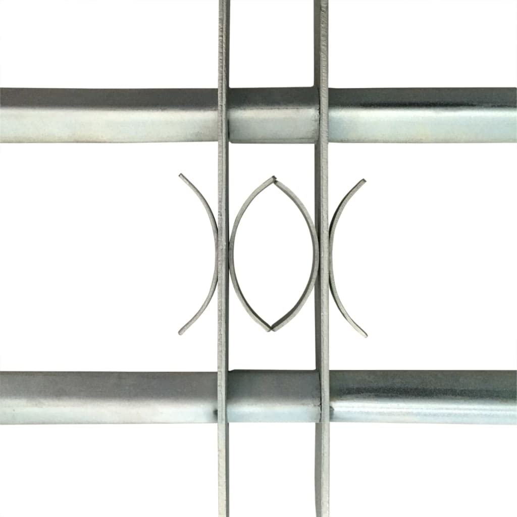 Rejas de seguridad de ventana ajustables 2 uds 700-1050 mm para balcón,planta baja,ventana de bodega,ventanas exteriores