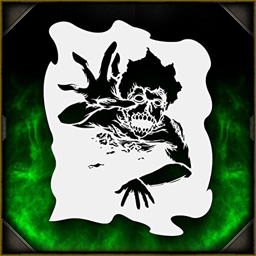 Zombie Crawler 4 AirSick Airbrush Stencil Art Design Template