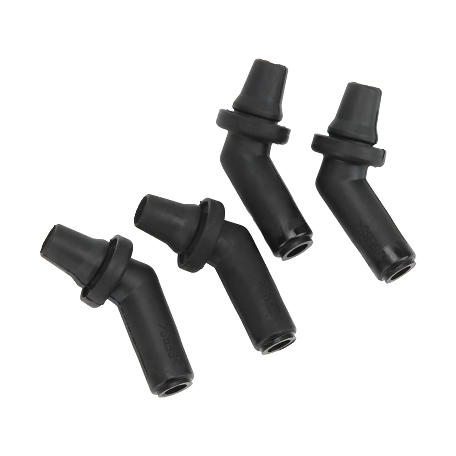 4pcs Sunroof Drain Tube Connector Rubber Black Hose Fitting Replacement for Sport LR3 LR4 EEH500100 Car Accessories