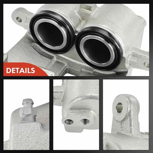 A-Premium Disc Brake Caliper Assembly Without Bracket Compatible with Select Land Rover Models - Discovery 2003-2004, V8 4.6L - Front Right Passenger Side by A-premium - Image 7
