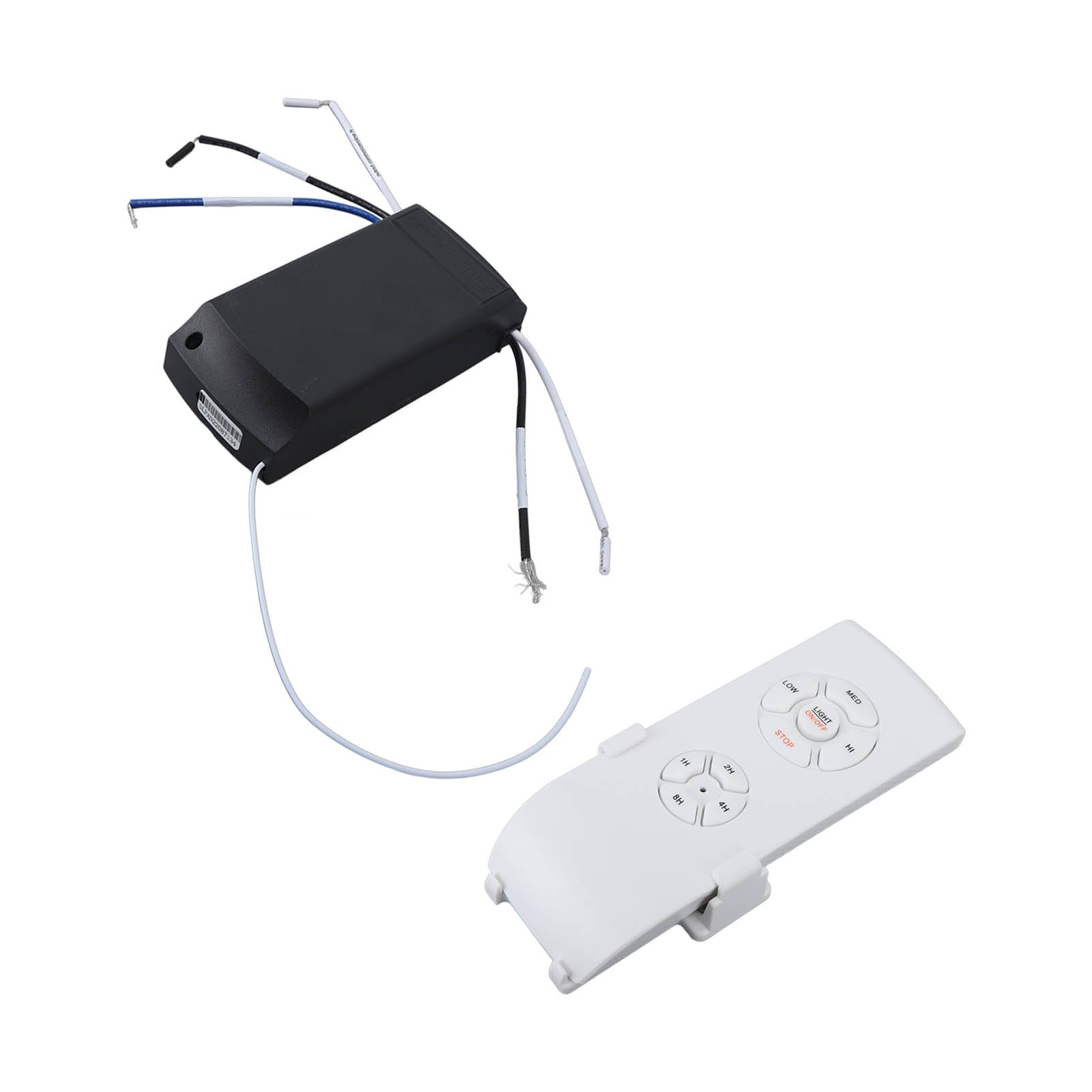 Kit Telecomando per Ventilatore da Soffitto, Lunga Distanza, Funzione di Temporizzazione Sostituzione Perfetta Design Universale Materiale Durevole per Ventilatore da Soffitto