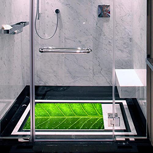Alfombrilla de ducha lavable a máquina y antideslizante sin látex 7