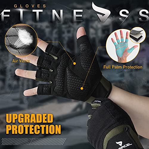 Image of ATERCEL Workout Gloves for Men and Women, Exercise Gloves for Weight Lifting, Cycling, Gym, Training, Breathable and Snug fit