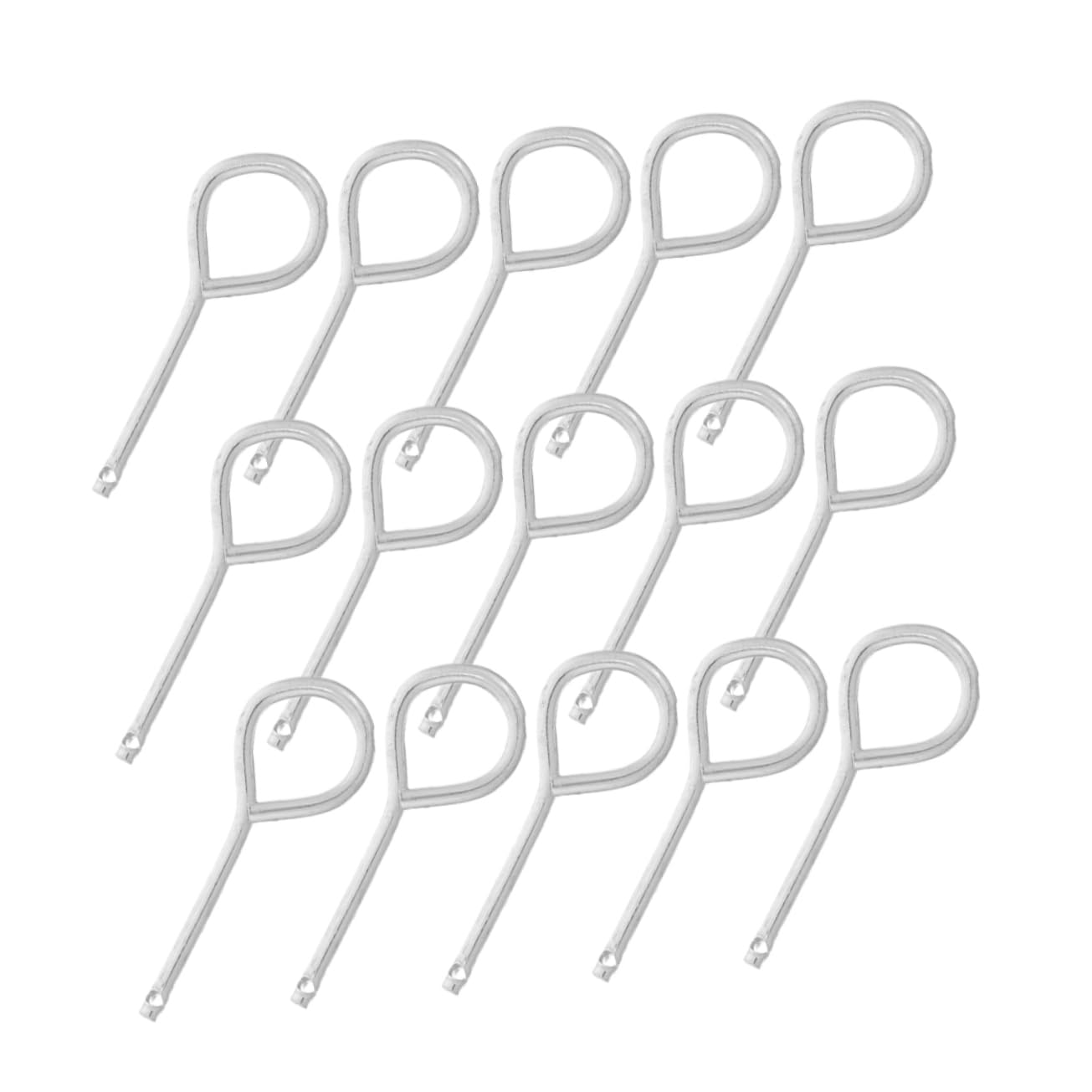 Veemoon Fire Extinguisher Pin 20pcs Equipment Pull Pin Replacement Lock Maintenance Safety Pins Extinguisher Tools Fire, 5.30X2.00X0.30CM, Silver, 7RE0320QVWHTU0854LNXUUF8
